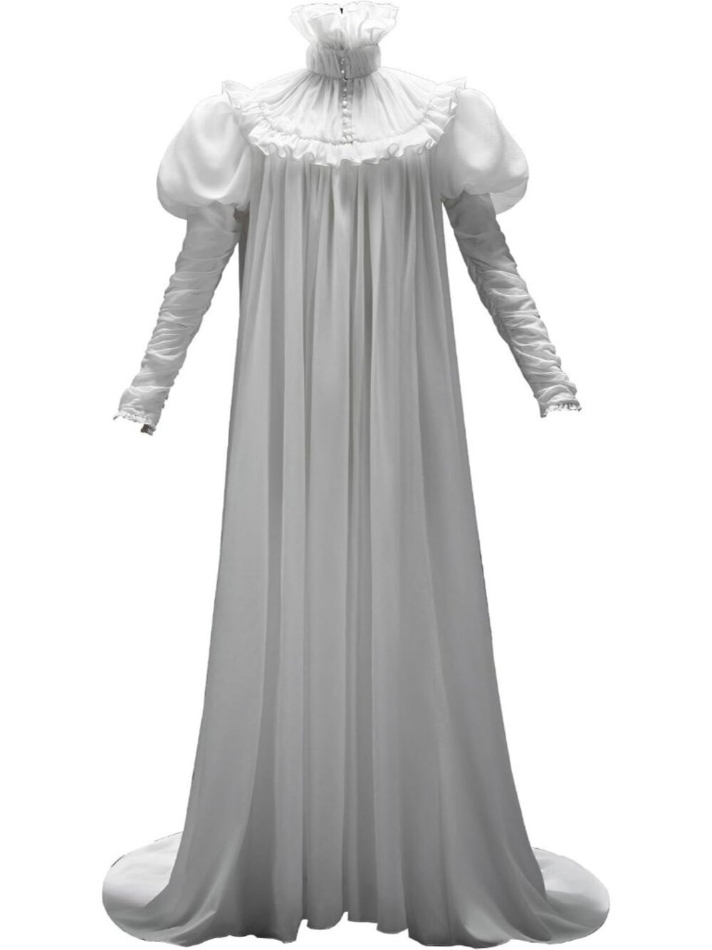 Women's Gothic Medieval Renaissance Long Dress Vintage Halloween Costume